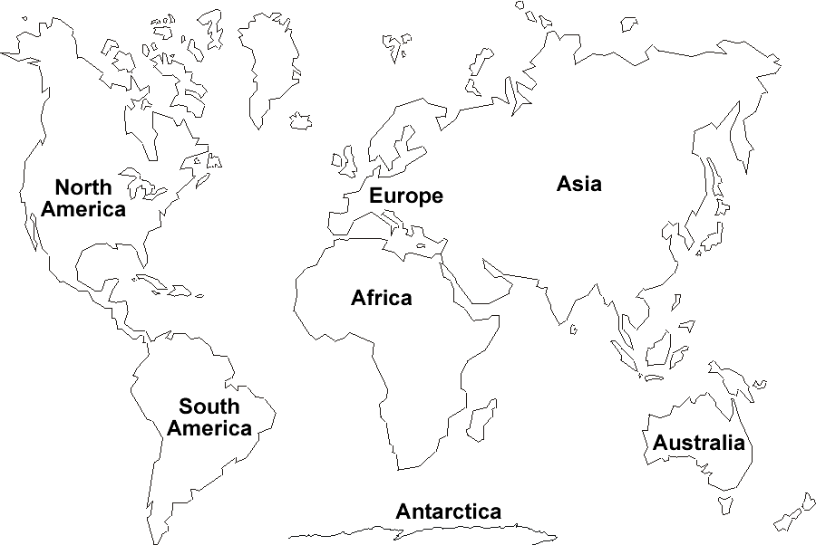Map 7 Continents