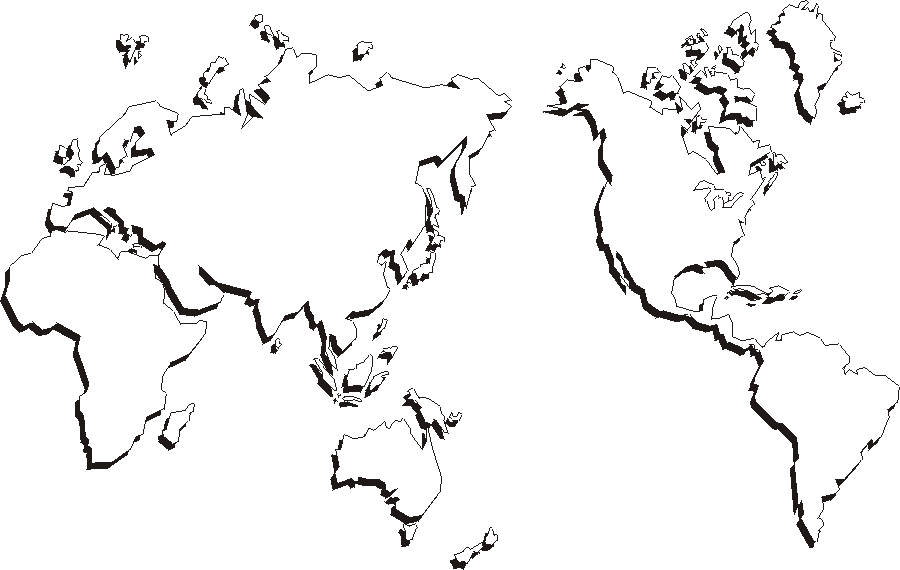 Printable World Outline Map