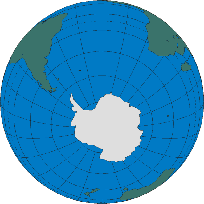 Printable Map of Antarctica #1