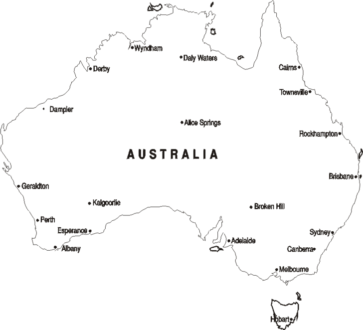 Printable Maps of the 7 Continents