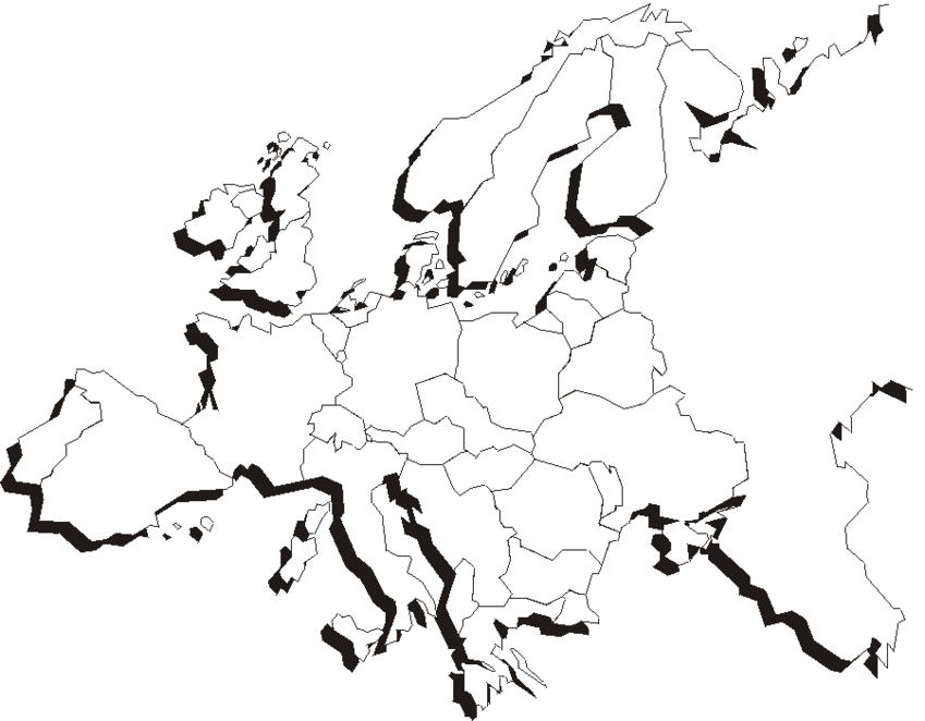 Printable Map of Europe #2