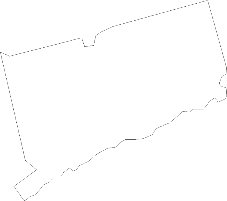 Connecticut - Printable State Map #1