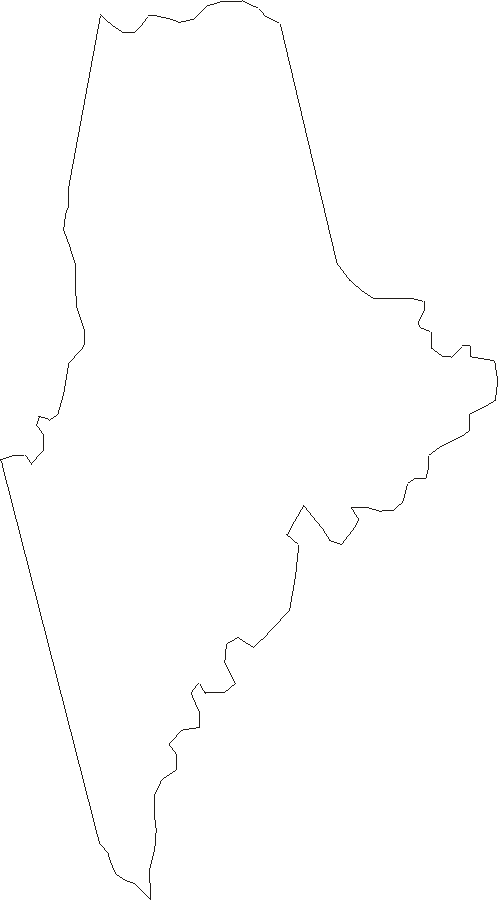 Maine - Printable State Map #1