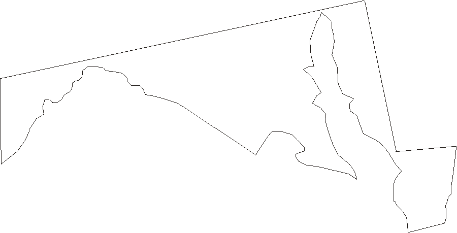 Maryland - Printable State Map #1