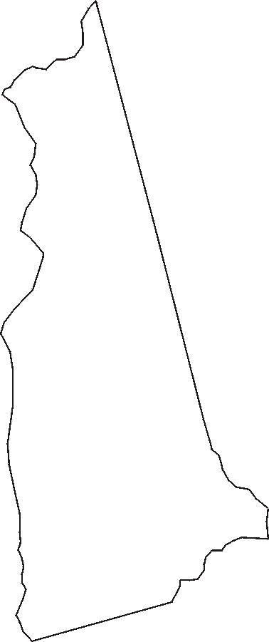 New Hampshire - Printable State Map #1